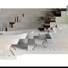 Baignoire Mexen Celia autoportante 170 x 75 cm, blanche, trop-plein noir - 52331707500-70