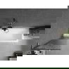 Mexen Next L paroi de baignoire 1 vantail 50 x 150 cm, rayures, gris canon brossé - 895-050-000-03-09-66