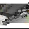 Mexen Next L paroi de baignoire 1 volet 60 x 150 cm, rayures, gris canon brossé - 895-060-000-03-09-66