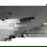 Mexen Next L paroi de baignoire 1 volet 60 x 150 cm, rayures, gris canon brossé - 895-060-000-03-09-66