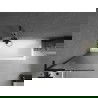 Paroi de baignoire 1 vantail Mexen Next L 60 x 150 cm, rayures, noire - 895-060-000-03-09-70