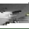 Mexen Next L paroi de baignoire 1-volet 60 x 150 cm, rayures, gun metal - 895-060-000-03-09-95