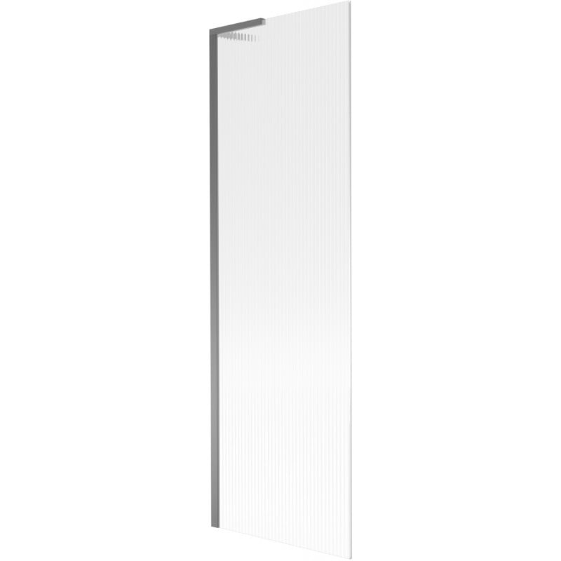 Mexen Next L pare-douche 1-volet 60 x 150 cm, rayures, métal canon - 895-060-000-03-09-95