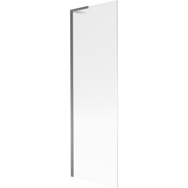 Mexen Next L paroi de baignoire 1-volet 60 x 150 cm, rayures, gun metal - 895-060-000-03-09-95