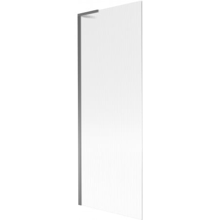 Mexen Next L paroi de baignoire pivotante à 1 volet 70 x 150 cm, rayures, métal graphite - 895-070-000-03-09-95