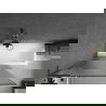 Mexen Next L paroi de baignoire 1-volet 100 x 150 cm, rayures, métal gun - 895-100-000-03-09-95
