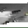 Mexen Next L pare-douche 1-volet 50 x 150 cm, strié, nickel brossé - 895-050-000-03-09-97