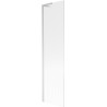 Mexen Next L paroi de baignoire à 1 vantail 50 x 150 cm, rayures, nickel brossé - 895-050-000-03-09-97