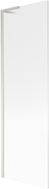 Mexen Next L paroi de baignoire 1 volet 60 x 150 cm, striée, nickel brossé - 895-060-000-03-09-97