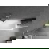 Mexen Next L paroi de baignoire 1-volet 60 x 150 cm, rainuré, nickel brossé - 895-060-000-03-09-97