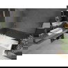 Mexen Next L paroi de baignoire 1-volet 70 x 150 cm, stries, nickel brossé - 895-070-000-03-09-97