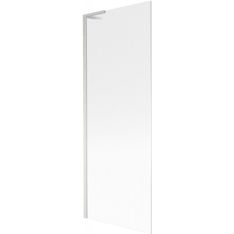 Mexen Next L paroi de baignoire 1-volet 70 x 150 cm, rayures, nickel brossé - 895-070-000-03-09-97
