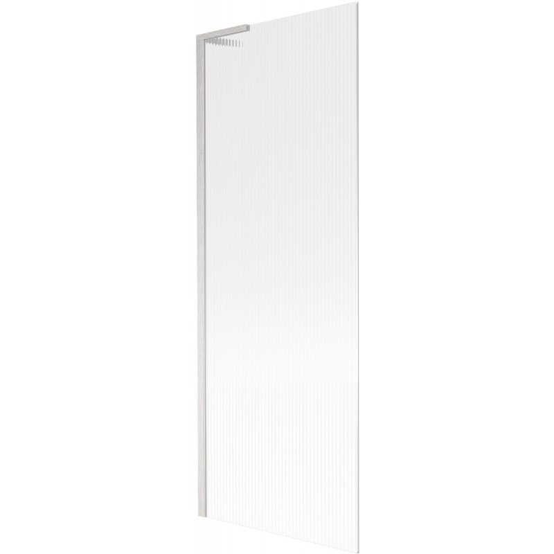Mexen Next L paroi de baignoire 1-volet 70 x 150 cm, stries, nickel brossé - 895-070-000-03-09-97