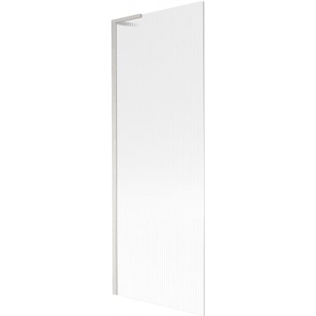 Mexen Next L paroi de baignoire 1-volet 70 x 150 cm, rayures, nickel brossé - 895-070-000-03-09-97
