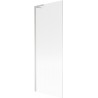 Mexen Next L paroi de baignoire 1-volet 70 x 150 cm, rayures, nickel brossé - 895-070-000-03-09-97