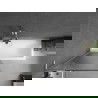 Paroi de baignoire Mexen Next L 1 volet 80 x 150 cm, rayé, nickel brossé - 895-080-000-03-09-97
