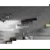 Mexen Next L paroi de baignoire 1-volet 90 x 150 cm, rayures, nickel brossé - 895-090-000-03-09-97