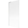 Mexen Next L écran de baignoire 1-volet 90 x 150 cm, stries, nickel brossé - 895-090-000-03-09-97