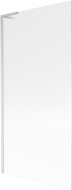 Mexen Next L écran de baignoire 1-volet 90 x 150 cm, stries, nickel brossé - 895-090-000-03-09-97