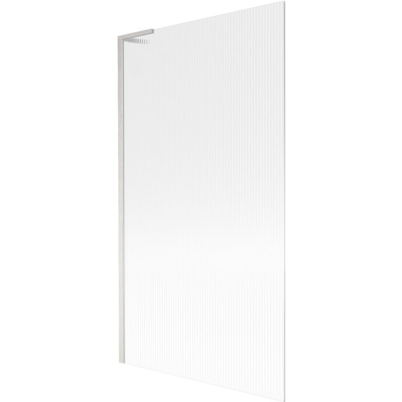 Mexen Next L paroi de douche à 1 volet 100 x 150 cm, rayures, nickel brossé - 895-100-000-03-09-97
