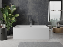 Baignoire autoportante Mexen Nita 170 x 80 cm, blanche, bonde chromée - 52091708000-01