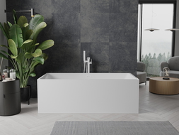 Baignoire Mexen Nita autoportante 170 x 80 cm, blanche, trop-plein blanc - 52091708000-20