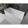 Mexen Nita baignoire autoportante 170 x 80 cm, blanche, évacuation or rose - 52091708000-60