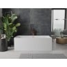 Baignoire Mexen Nita 170 x 80 cm, blanche, évacuation en laiton brossé - 52091708000-65