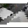 Mexen Nita baignoire autoportante 170 x 80 cm, blanche/noire, trop plein en or rose - 52091708075-60