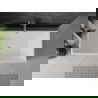 Mexen Nita baignoire autoportante 170 x 80 cm, blanche/noire, bonde en nickel brossé - 52091708075-97