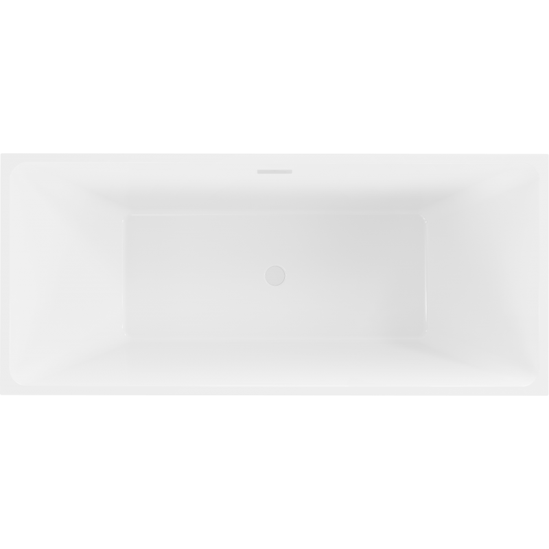 Mexen Lita baignoire autoportante 170 x 75 cm, blanc, trop-plein blanc - 52121707500-20