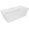 Baignoire Mexen Lita autoportante 170 x 75 cm, blanche, trop-plein blanc - 52121707500-20