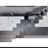 Mexen Lita baignoire autoportante 170 x 75 cm, blanche/noire, évacuation chromée - 52121707575-01