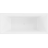 Mexen Lita baignoire autoportante 170 x 75 cm, blanche/noire, débordement blanc - 52121707575-20