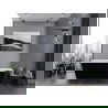 Baignoire Mexen Lita autoportante 170 x 75 cm, blanche/noire, trop-plein en nickel brossé - 52121707575-97