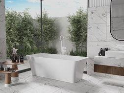 Mexen Tonia baignoire indépendante 170 x 75 cm, blanche, trop-plein blanc - 52171707500-20