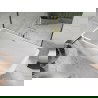 Mexen Tonia baignoire autonome 170 x 75 cm, blanche, trop-plein en or brossé - 52171707500-55