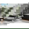 Baignoire autoportante Mexen Tonia 170 x 75 cm, blanche/noire, vidage chromé - 52171707575-01