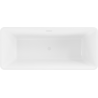 Baignoire Mexen Tonia autoportante 170 x 75 cm, blanche/noire, trop-plein blanc - 52171707575-20