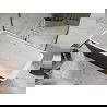 Baignoire Mexen Tonia autoportante 170 x 75 cm, blanc/noir, trop-plein doré - 52171707575-50