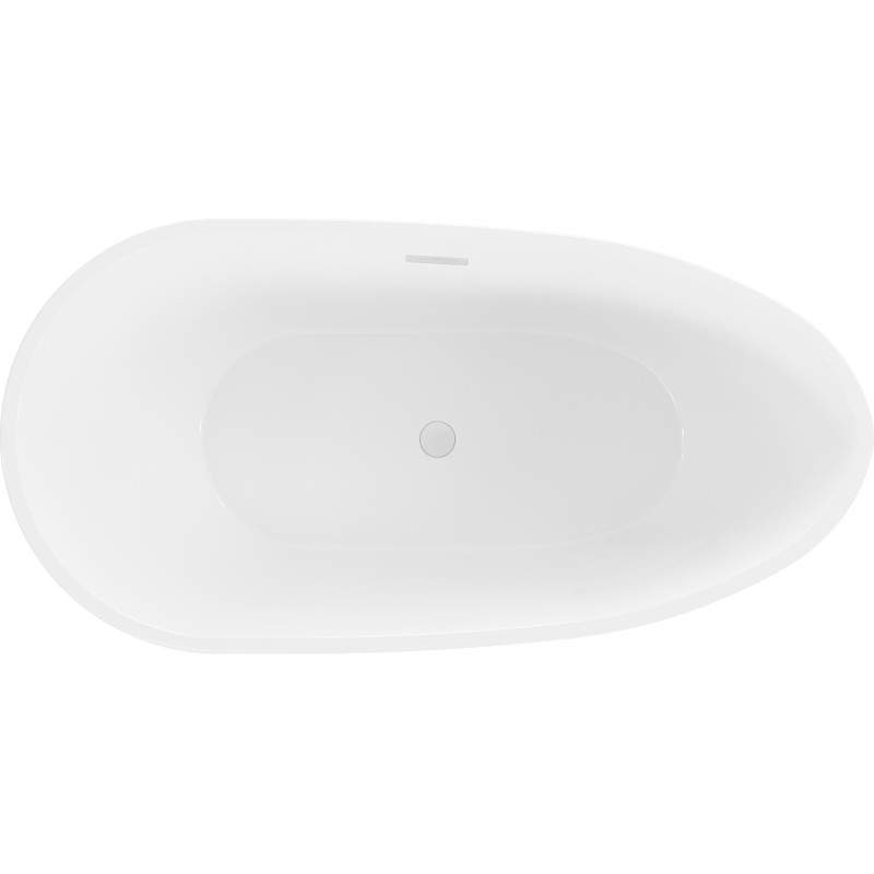 Mexen Eos baignoire autoportante 150 x 75 cm, blanche, trop-plein blanc - 52471507500-20
