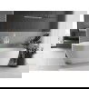 Baignoire Mexen Eos autostable 150 x 75 cm, blanche, débordement blanc - 52471507500-20