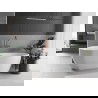 Mexen Eos baignoire autoportante 170 x 75 cm, blanche, débordement or rose - 52471707500-60