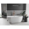 Mexen Eos baignoire autoportante 170 x 75 cm, blanche, trop-plein en cuivre brossé - 52471707500-65