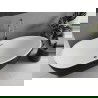 Baignoire Mexen Eos autonome 150 x 75 cm, blanc/noir, trop-plein chrome - 52471507575-01