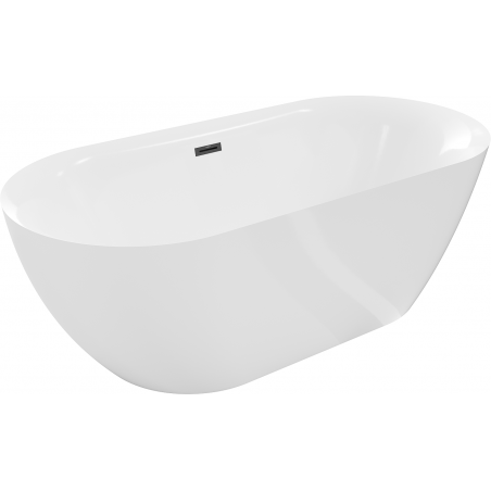 Mexen Roxy baignoire autoportante 170 x 80 cm, blanc, évacuation noire - 51201708000-70