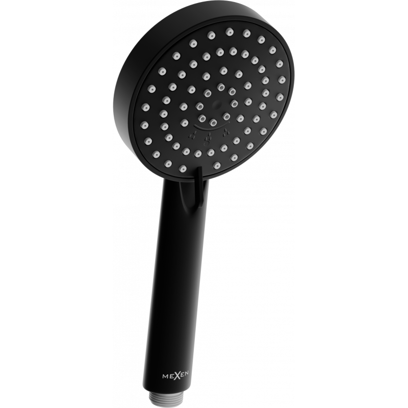 Mexen R-75 poignée de douche 3 fonctions, noire - 79575-70