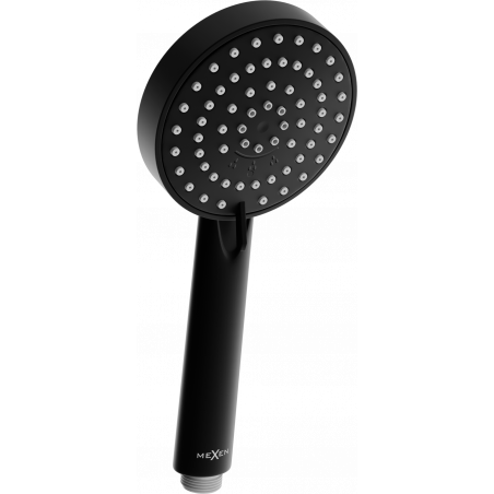Mexen R-75 poignée de douche 3 fonctions, noire - 79575-70