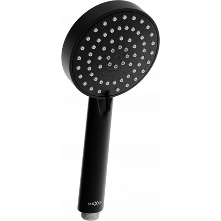Mexen R-75 pomme de douche à 3 fonctions, noire - 79575-70