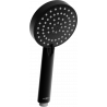 Mexen R-75 poignée de douche 3 fonctions, noire - 79575-70